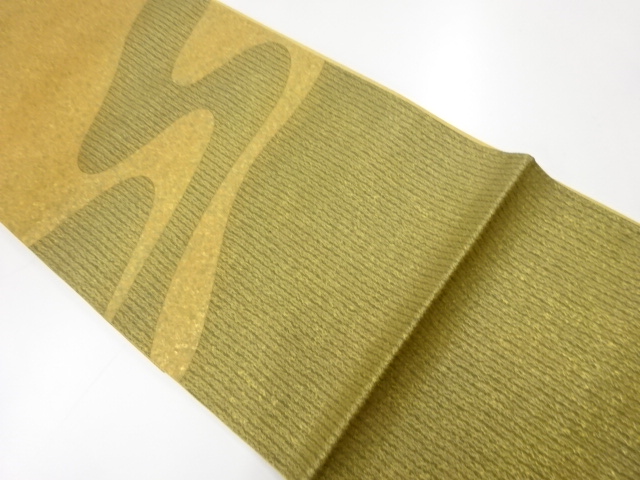 JAPANESE KIMONO / VINTAGE FUKURO OBI / WOVEN ABSTRACT PATTERN